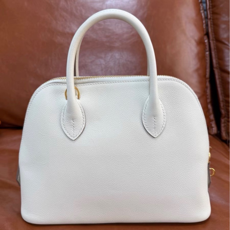 Hermes bolide 25 保龄球25蘑菇白B刻-3