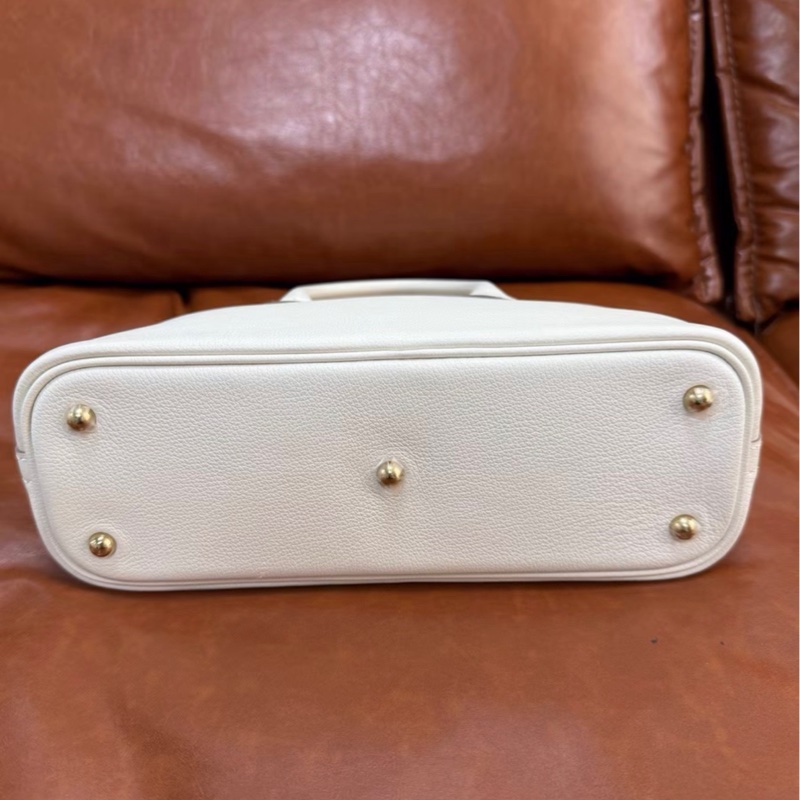 Hermes bolide 25 保龄球25蘑菇白B刻-9