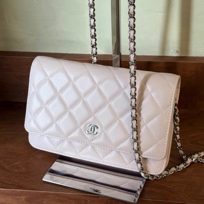 ✨全網最平！Chanel woc 淺粉色 銀扣 成色完美 95新 25開-0