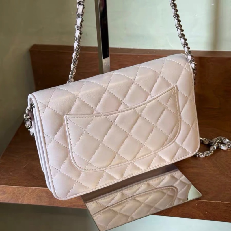 ✨全網最平！Chanel woc 淺粉色 銀扣 成色完美 95新 25開-3
