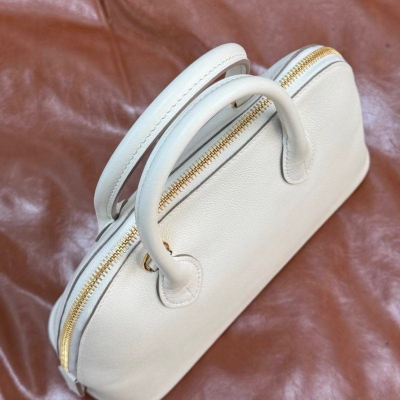 Hermes bolide 25 保龄球25蘑菇白B刻-6