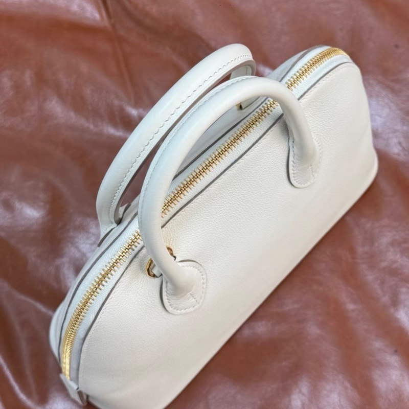 Hermes bolide 25 保龄球25蘑菇白B刻-7