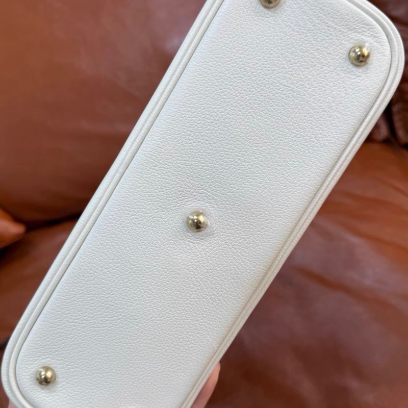 Hermes bolide 25 保龄球25蘑菇白B刻-8