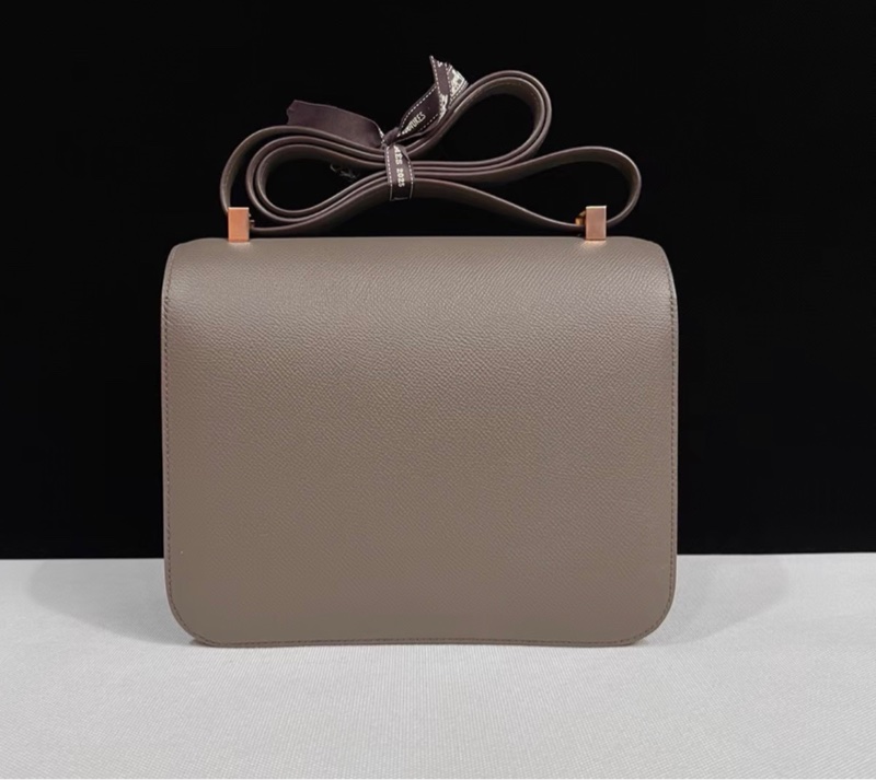 HERMES愛馬仕constance 24 錫器灰 玫瑰金扣 D刻 E皮 98新-1