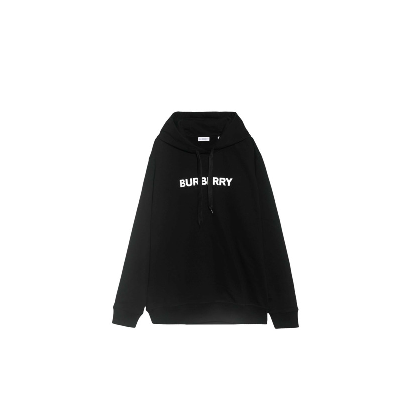 Logo Cotton 連帽衛衣-0