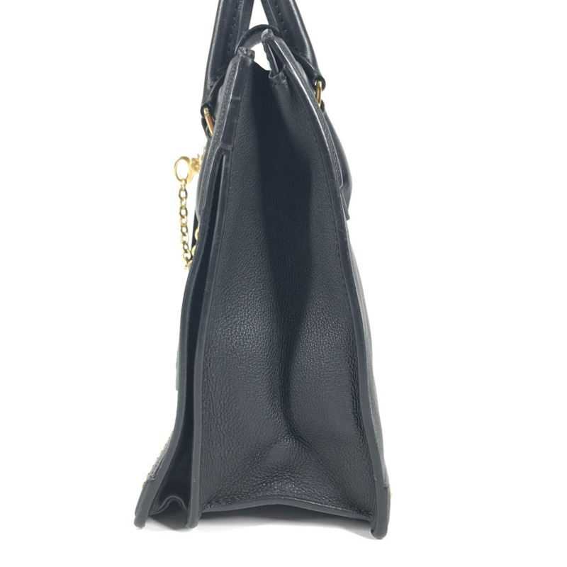 路易威登 M51595 Cour Marly PM 手提包,鉚釘鏈條裝飾,皮革手提包,女士款,黑色-2