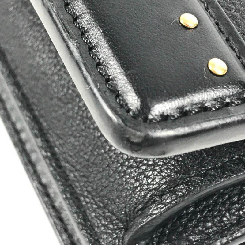 路易威登 M51595 Cour Marly PM 手提包,鉚釘鏈條裝飾,皮革手提包,女士款,黑色-17