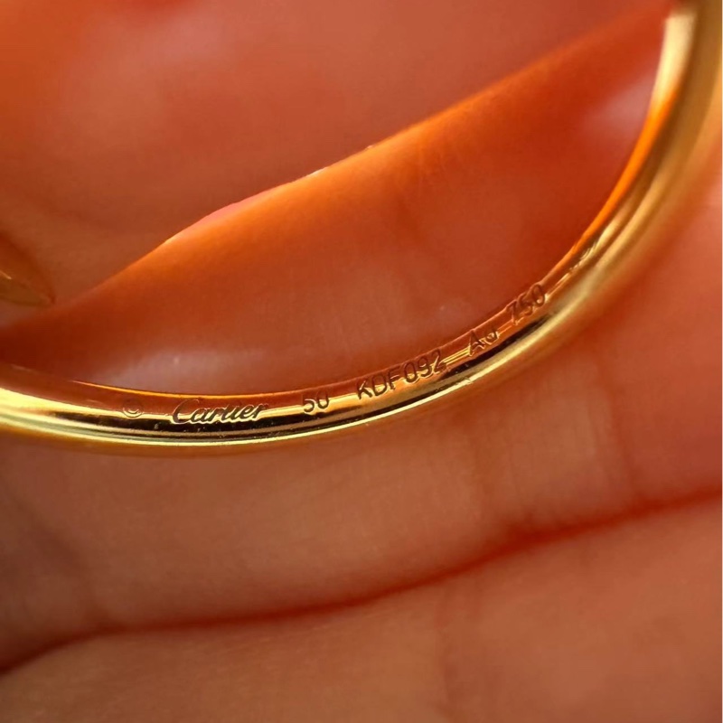 ✨Cartier 玫瑰金釘子戒指 999999新 尺寸50碼-1