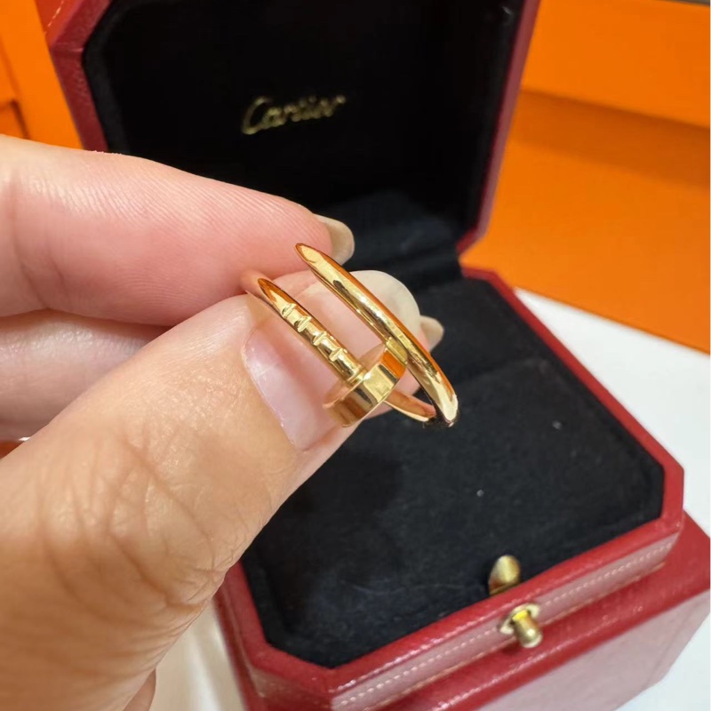 ✨Cartier 玫瑰金釘子戒指 999999新 尺寸50碼-4