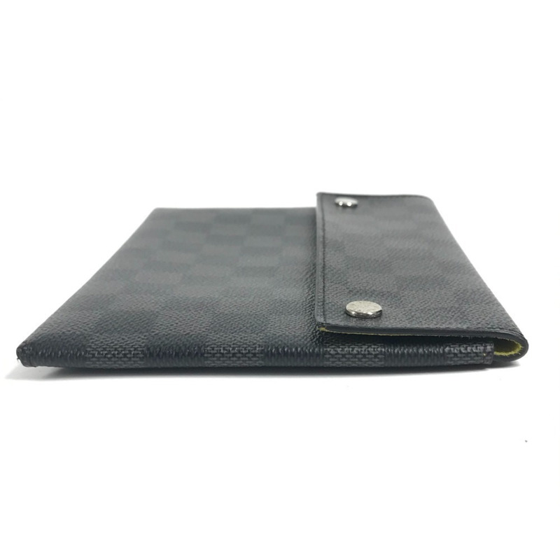 路易威登 N60255 Damier Graphite Alpha 三件套裝（三件組） - 手提包、手拿包、翻蓋包、第二個名片夾、錢包、手拿包，帆布材質，男女通用，黑色-5