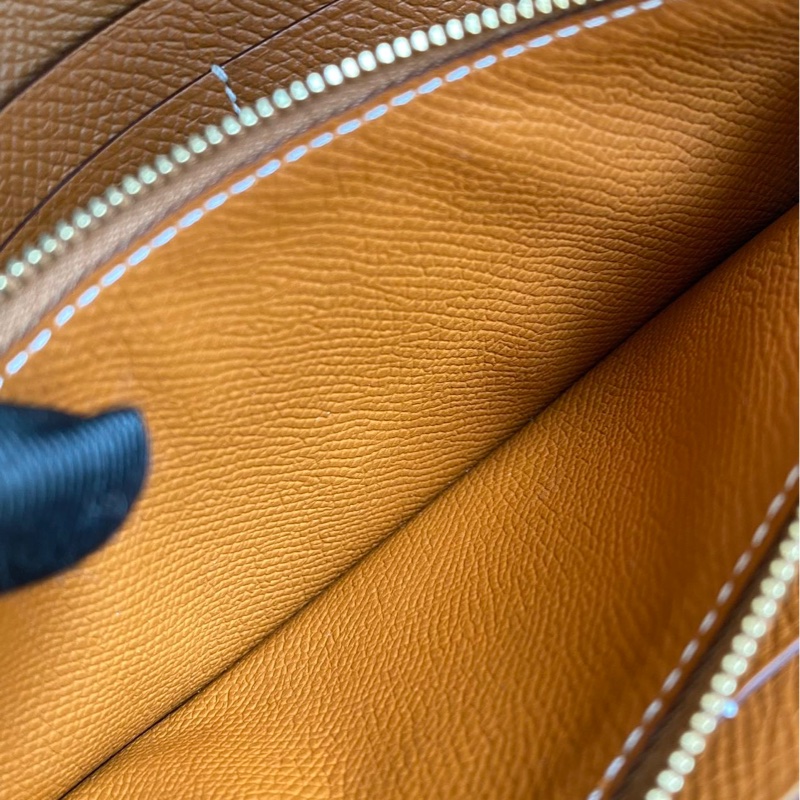 🌈Hermes🧡Kelly Wallet🧡金棕金扣🌟全新未使用🌈Epsom皮🌟長銀包🌟愛馬仕🌟-4