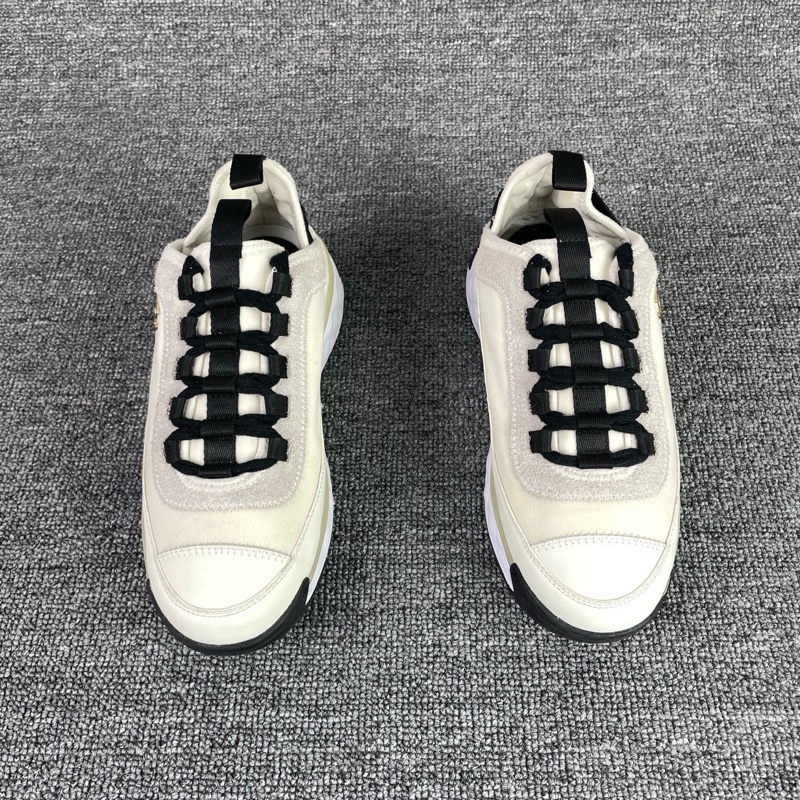 款式:98新Chanel香奈兒拼色雙C休閒鞋 尺碼36 雙C金扣精緻簡約-1