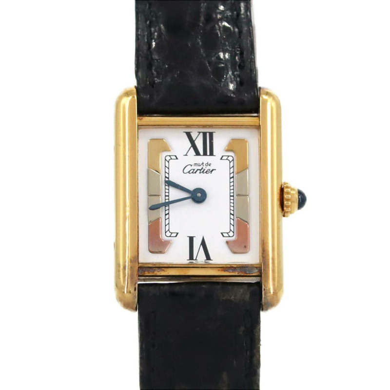 卡地亞 Must Tank SM GP W1006354 石英錶-0