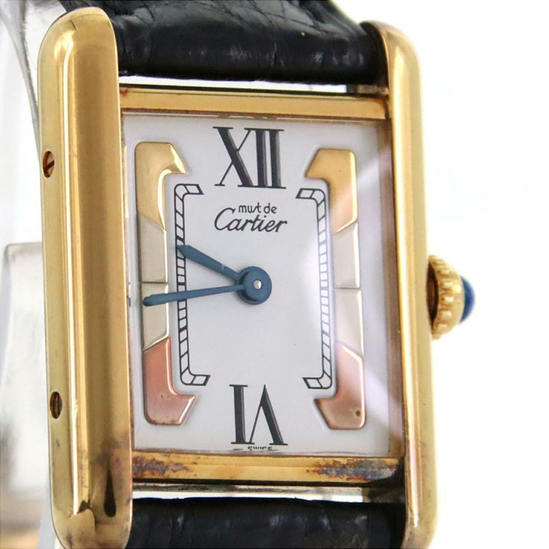 卡地亞 Must Tank SM GP W1006354 石英錶-4
