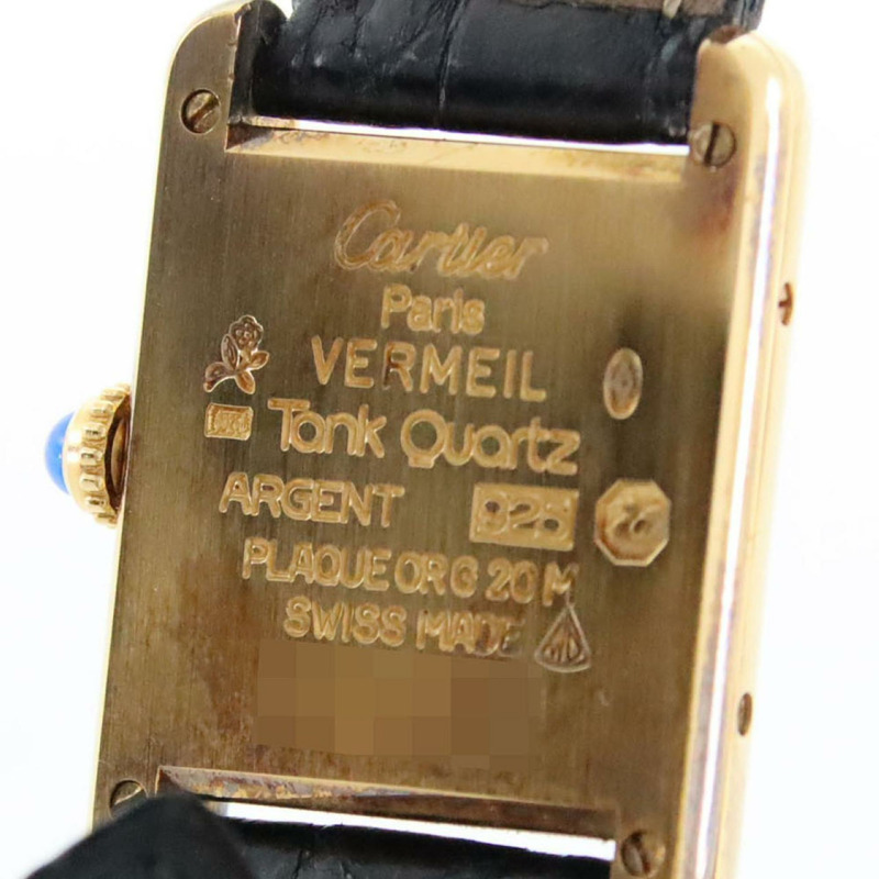 卡地亞 Must Tank SM GP W1006354 石英錶-5