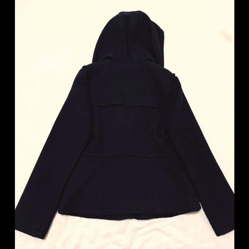 Burberry  Blue Label 黑色粗呢外套🌳-2