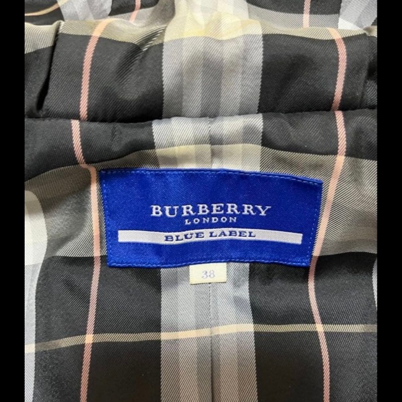 Burberry  Blue Label 黑色粗呢外套🌳-8