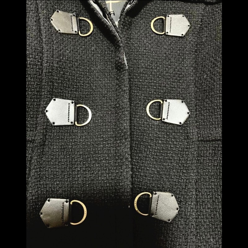 Burberry  Blue Label 黑色粗呢外套🌳-11