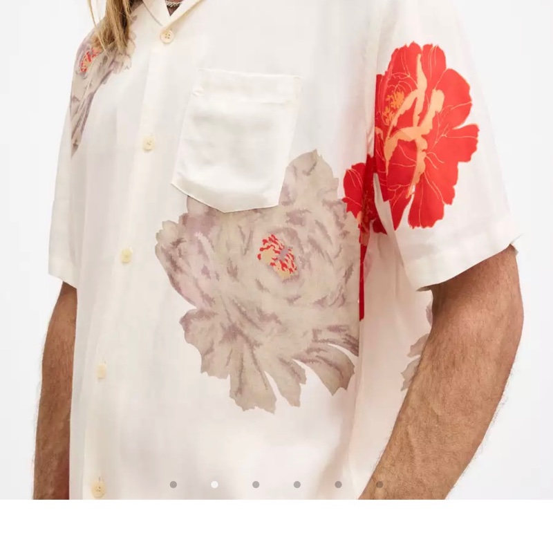 Allsaints ROZE夏威夷花襯衫-4