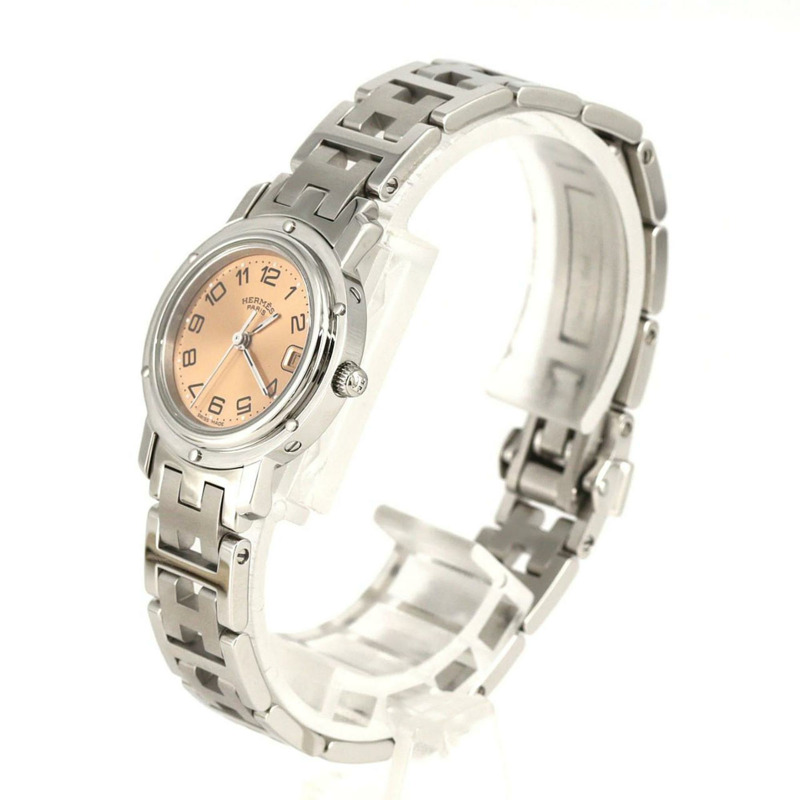 愛馬仕 Clipper CL4.210 不鏽鋼石英錶-1