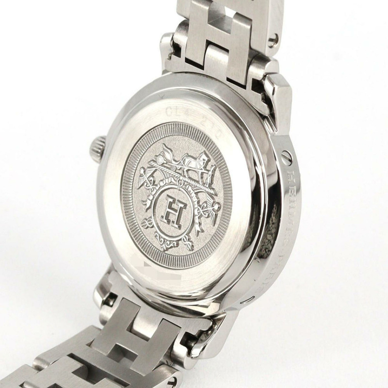 愛馬仕 Clipper CL4.210 不鏽鋼石英錶-5