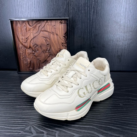 98新 gucci rhyton腰帶老爹鞋 碼數 36.5  編碼 CH23801