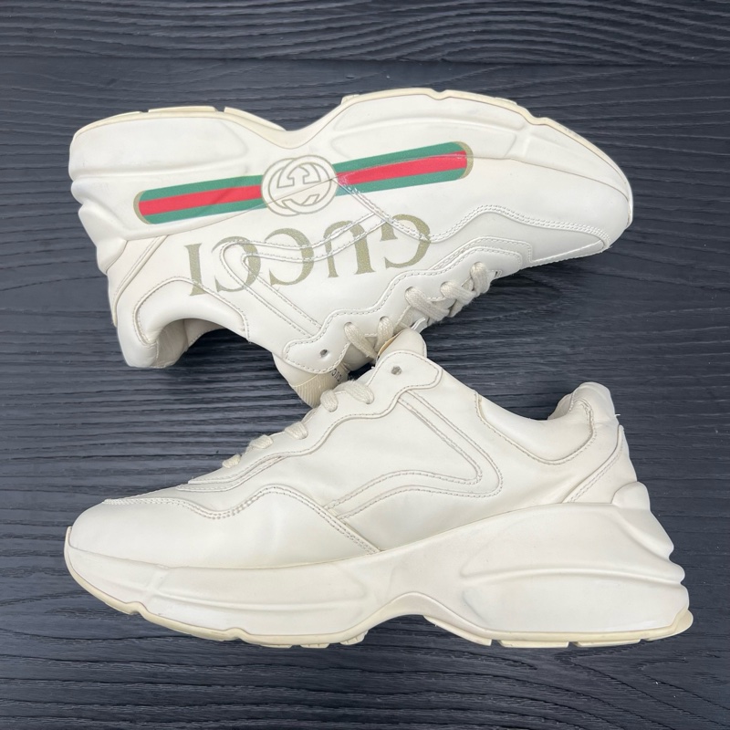 98新 gucci rhyton腰帶老爹鞋 碼數 36.5 編碼 CH23801-5