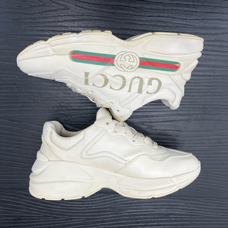 98新 gucci rhyton腰帶老爹鞋 碼數 36.5 編碼 CH23801-6