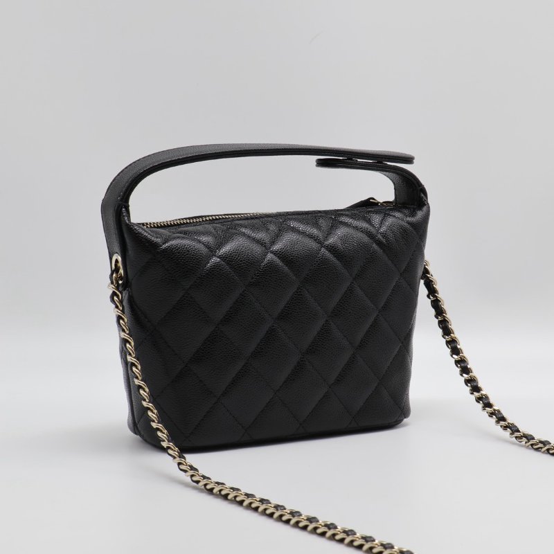 CHANEL Hobo飯盒包 - 黑金-1