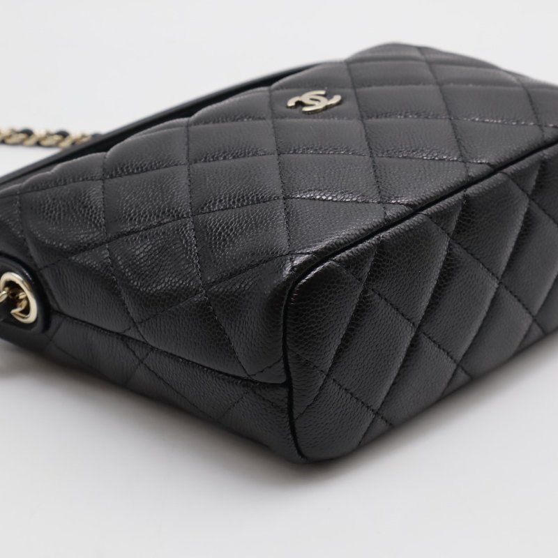 CHANEL Hobo飯盒包 - 黑金-4