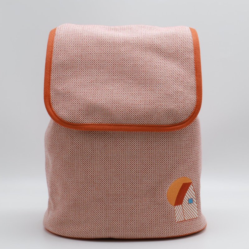 HERMES Les Cabanes後背包 - 橘-0