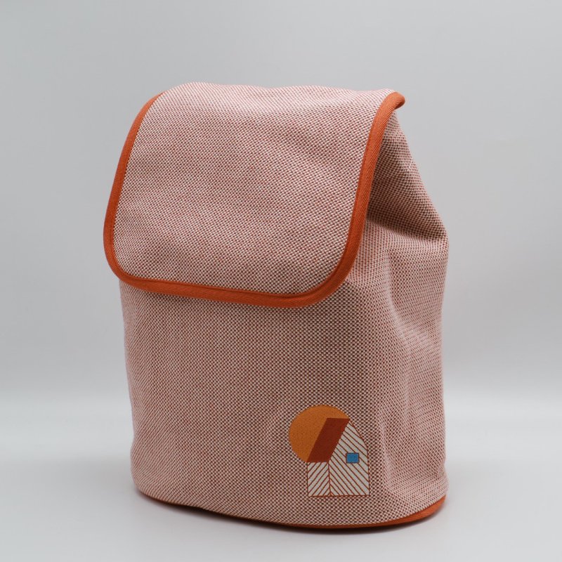 HERMES Les Cabanes後背包 - 橘-7