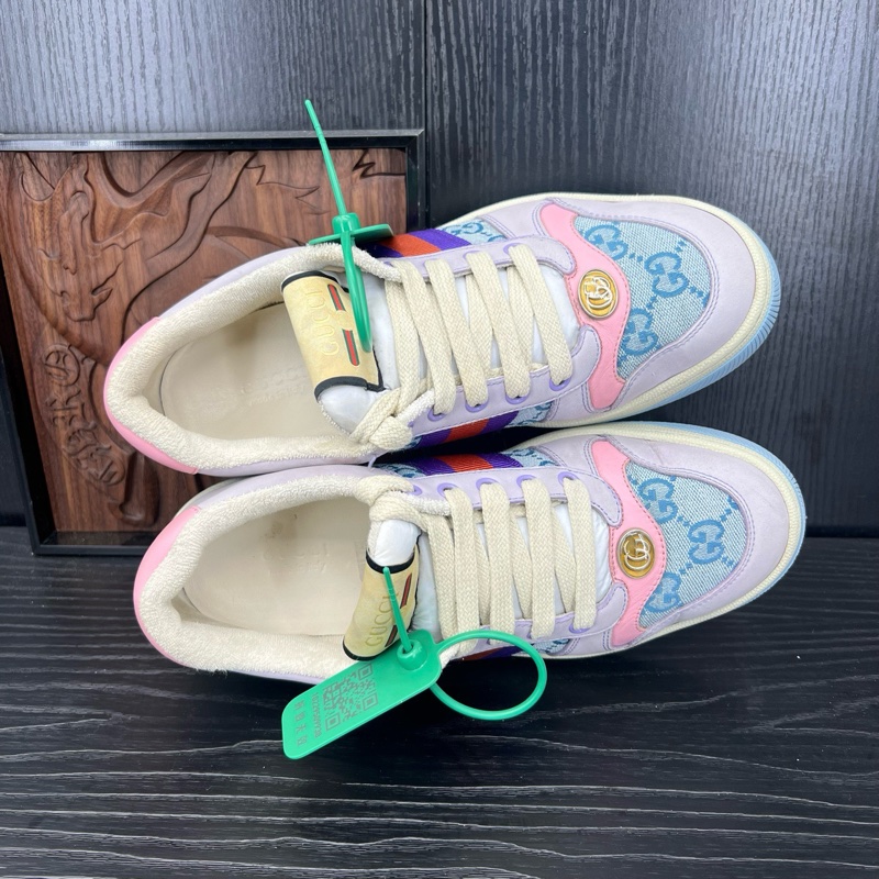 gucci 髒髒鞋 淺藍色 碼數 38 編碼 CH23693 98新-4