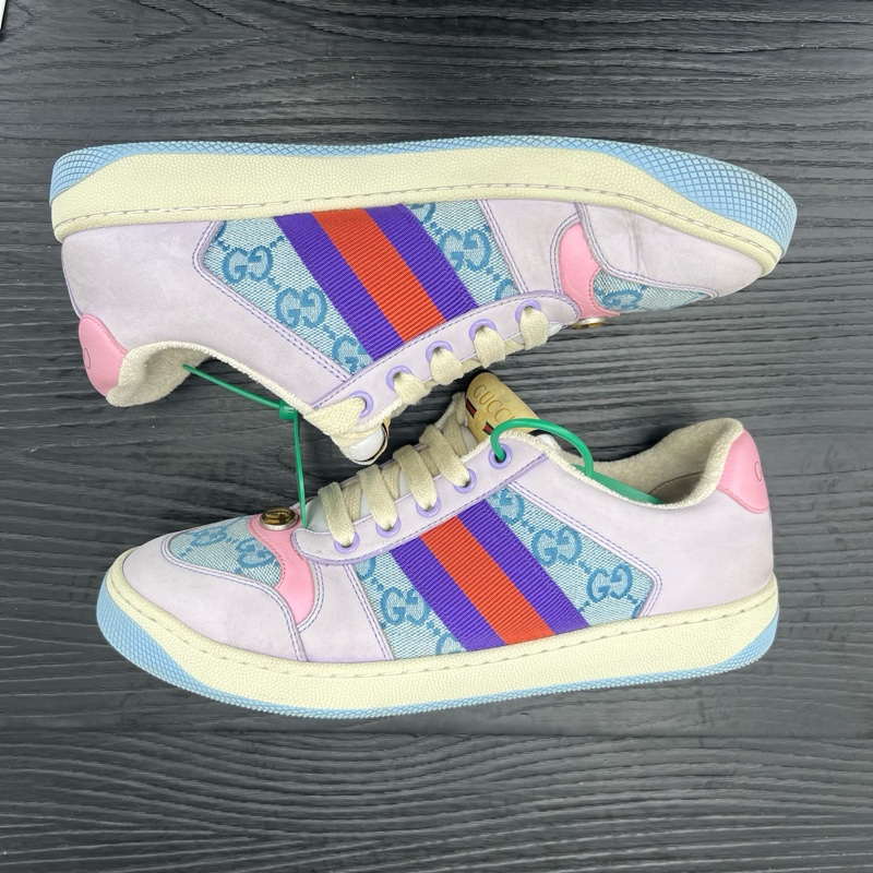 gucci 髒髒鞋 淺藍色 碼數 38 編碼 CH23693 98新-5