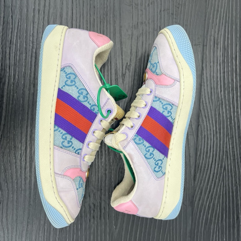 gucci 髒髒鞋 淺藍色 碼數 38 編碼 CH23693 98新-6