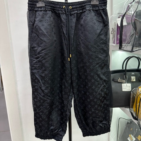 LV 滿logo 運動休閒褲 七分褲 36碼
