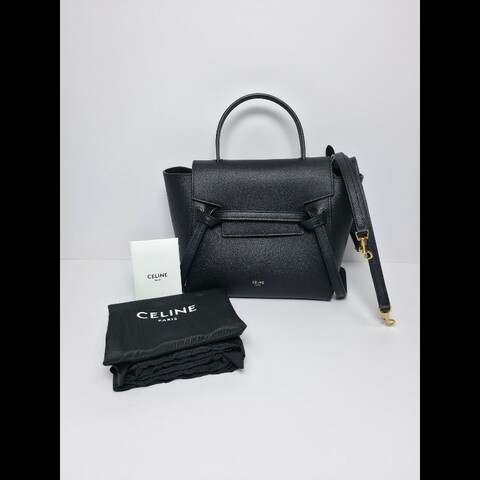 Celine 黑色Nano Belt Bag