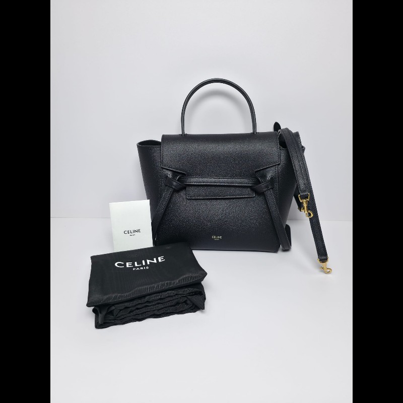 Celine 黑色Nano Belt Bag-0