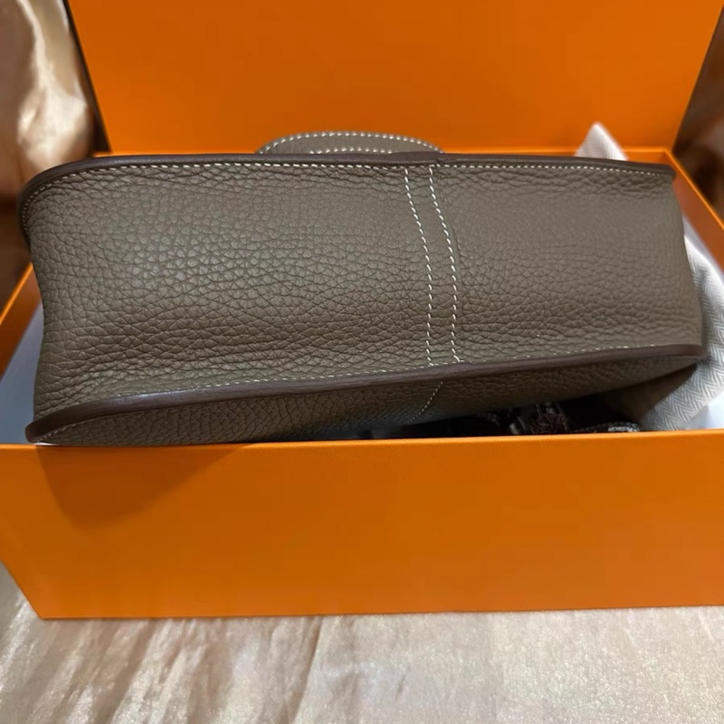 有購證🩷 halzan25 大象灰金扣 手提單肩斜挎包 哈喇子包 Z刻 大全套有發票-3