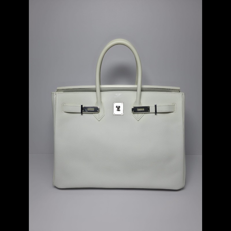 Hermes - Birkin 35白色銀扣-0
