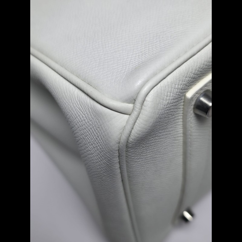 Hermes - Birkin 35白色銀扣-8