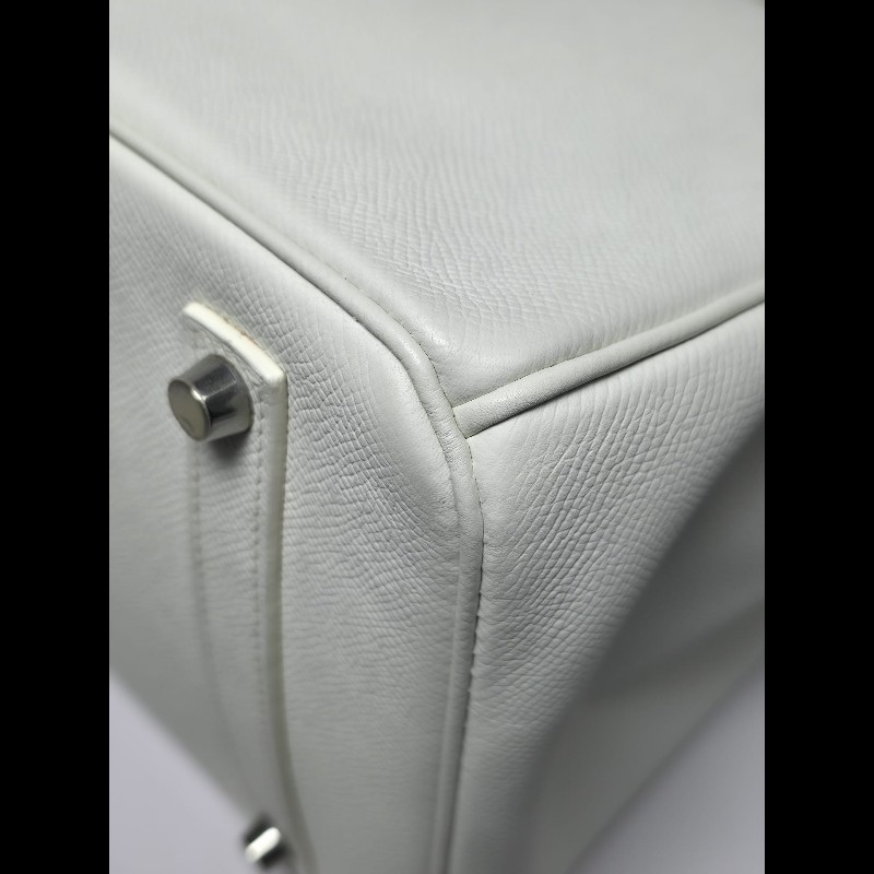 Hermes - Birkin 35白色銀扣-9