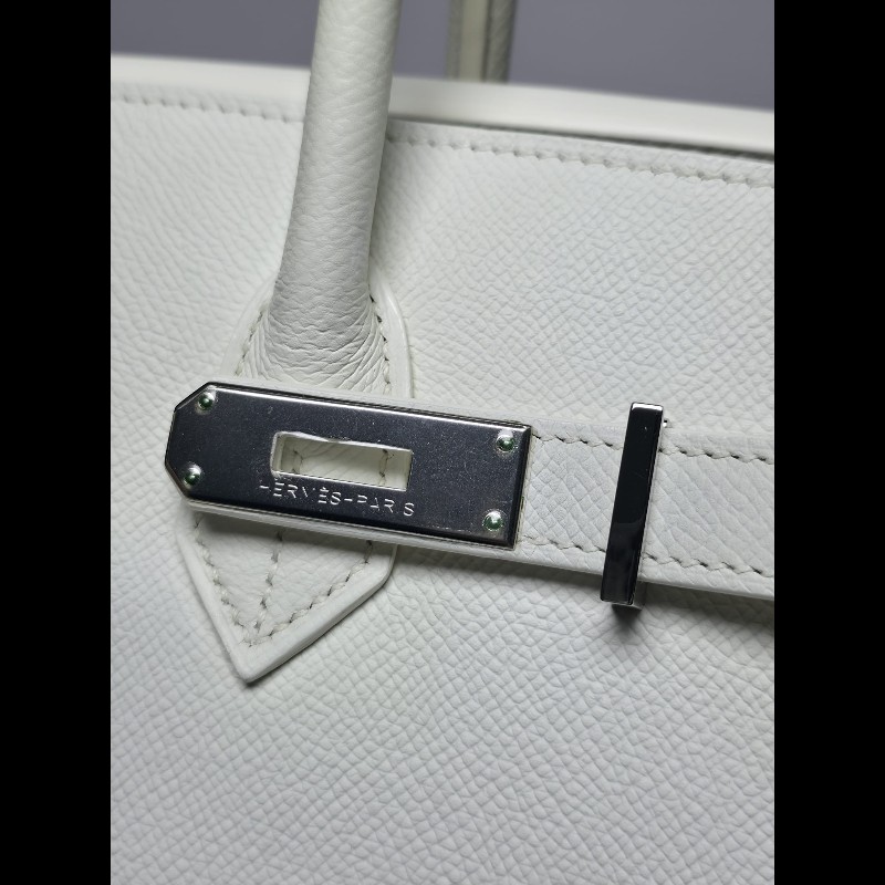 Hermes - Birkin 35白色銀扣-11