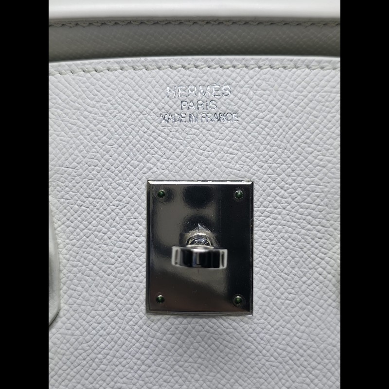 Hermes - Birkin 35白色銀扣-12