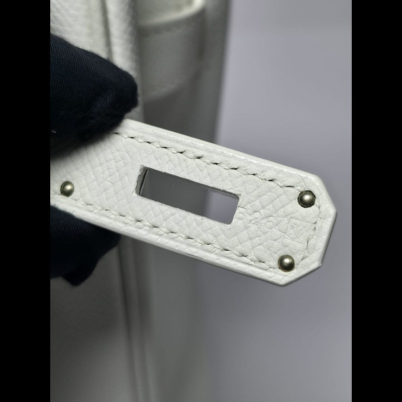 Hermes - Birkin 35白色銀扣-14