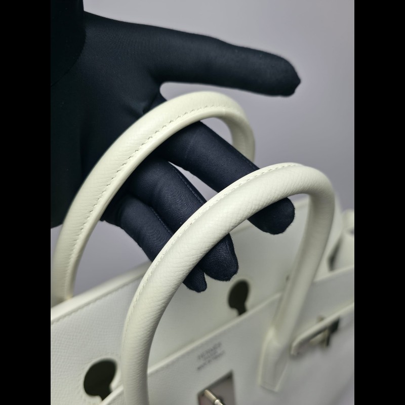 Hermes - Birkin 35白色銀扣-17