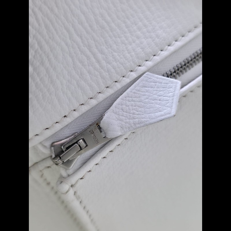Hermes - Birkin 35白色銀扣-18