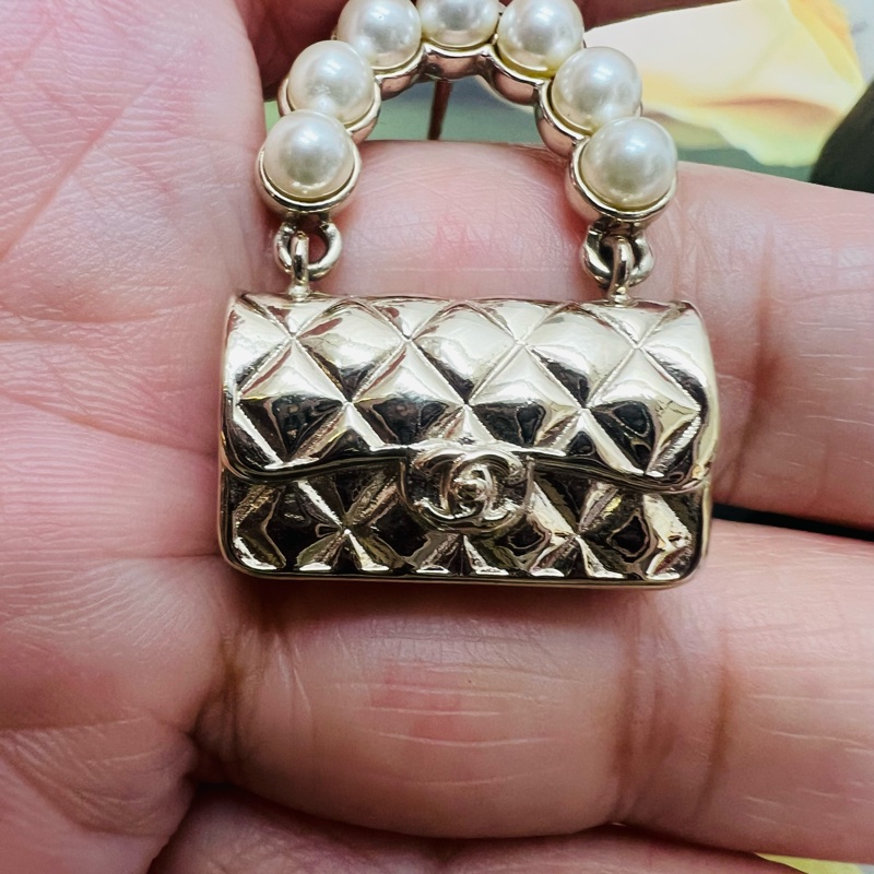 香奈兒書包耳環-1