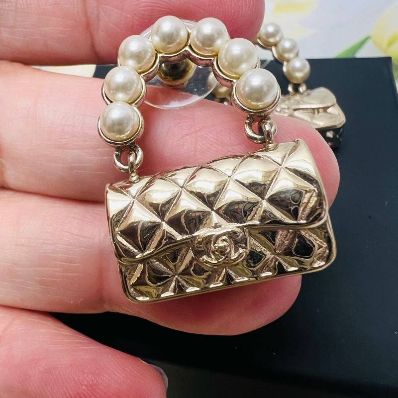 香奈兒書包耳環-5