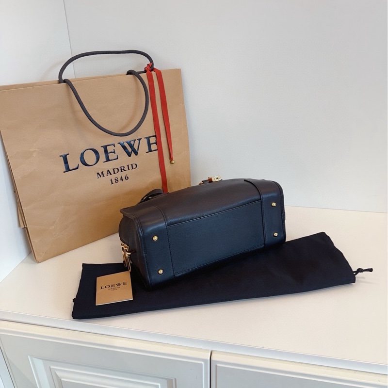 【99新保存品🆕】Loewe 黑金Amazona29亞馬遜波士頓手提包-5